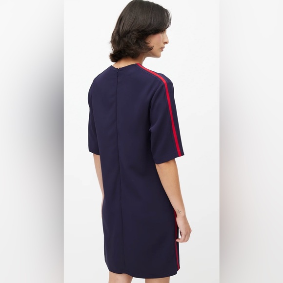 Gucci Navy & Red Stripe Shift Dress | Medium - Picture 2 of 8